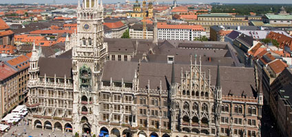 Das neue Rathaus in München